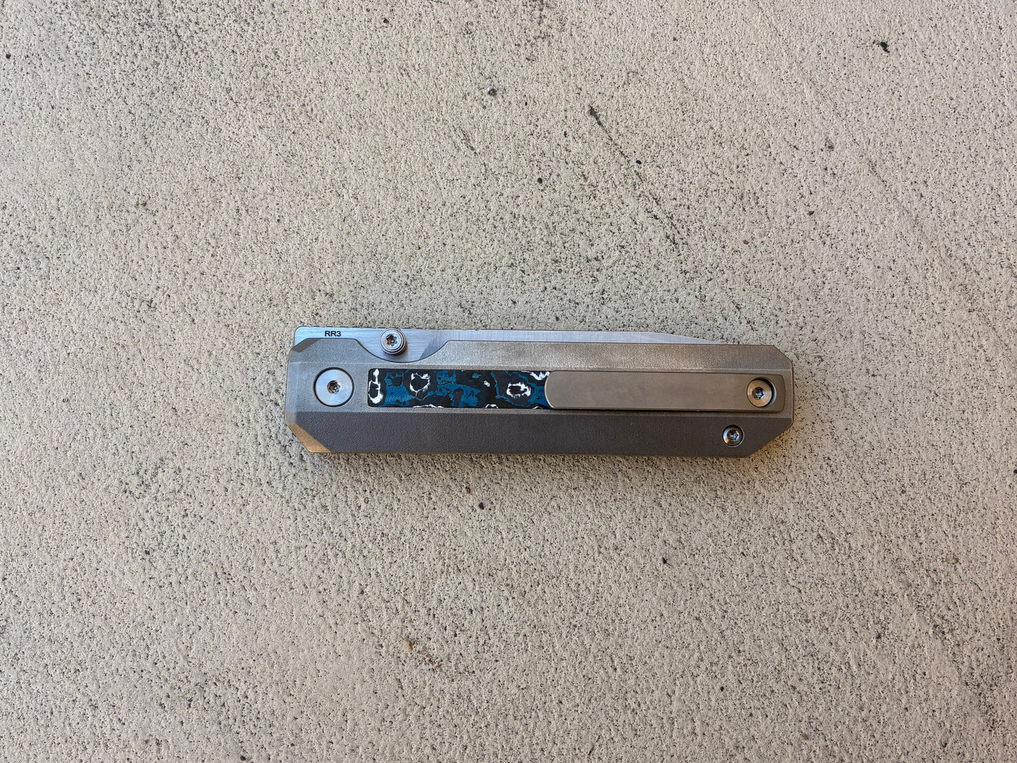 The RR3 'Frosty' Vanax SuperClean + Milled Titanium Clip