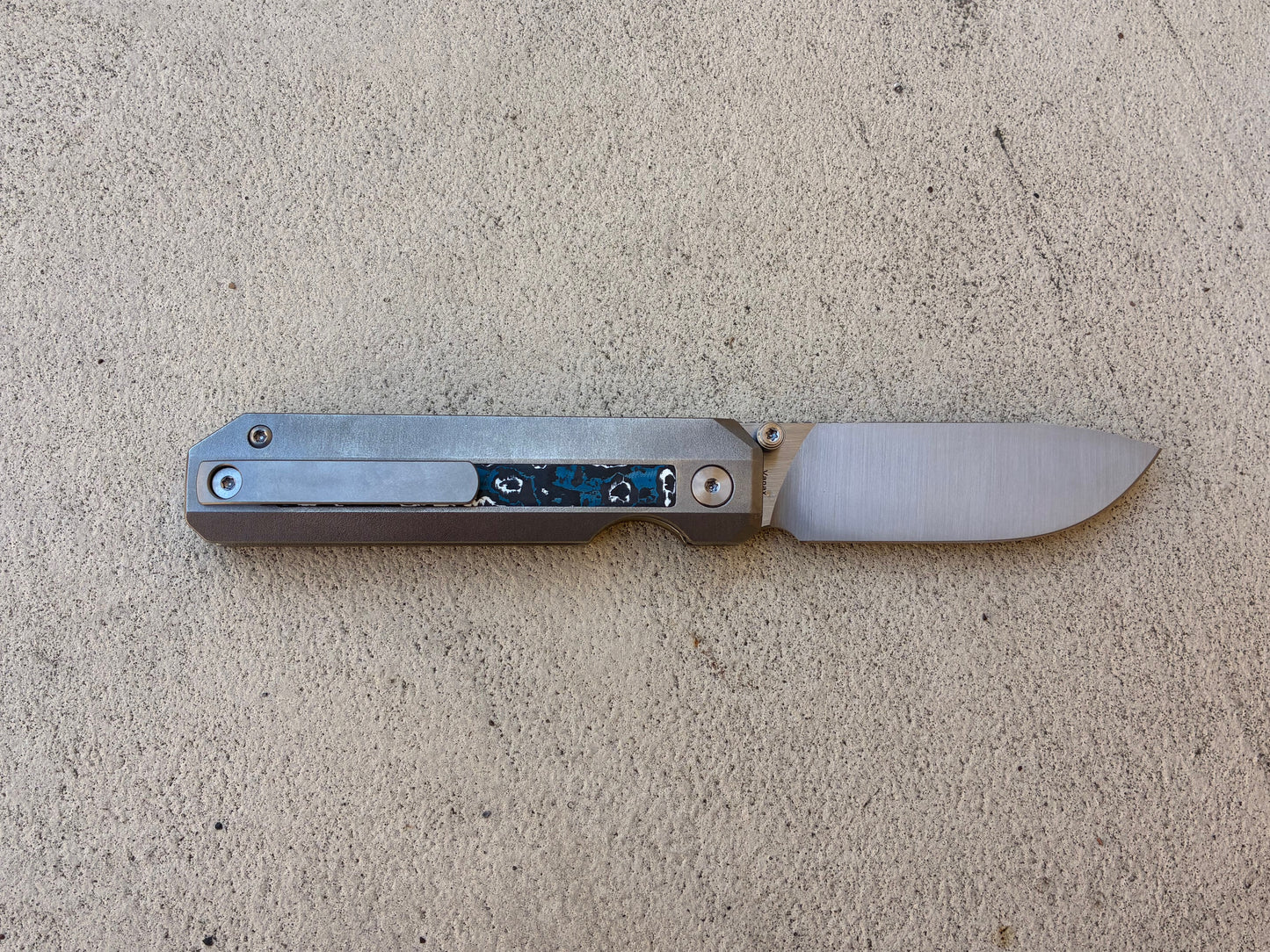 The RR3 'Frosty' Vanax SuperClean + Milled Titanium Clip