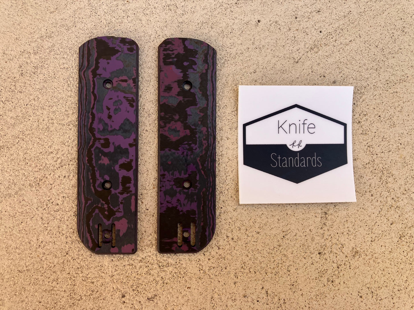 The RR Station Carbon Fiber Inlays 'Purple/Black'