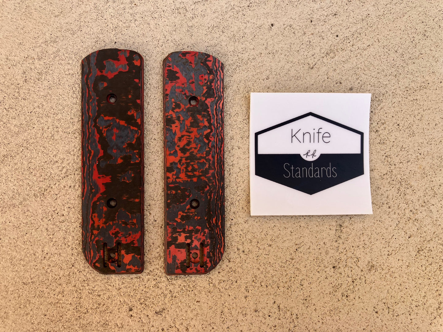 The RR Station Carbon Fiber Inlays 'Red/Black'