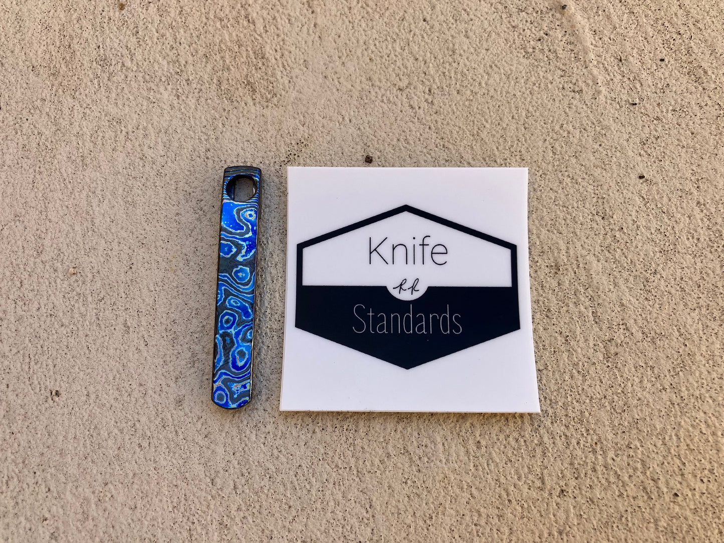 Milled Titanium Clip 'Zircuti'