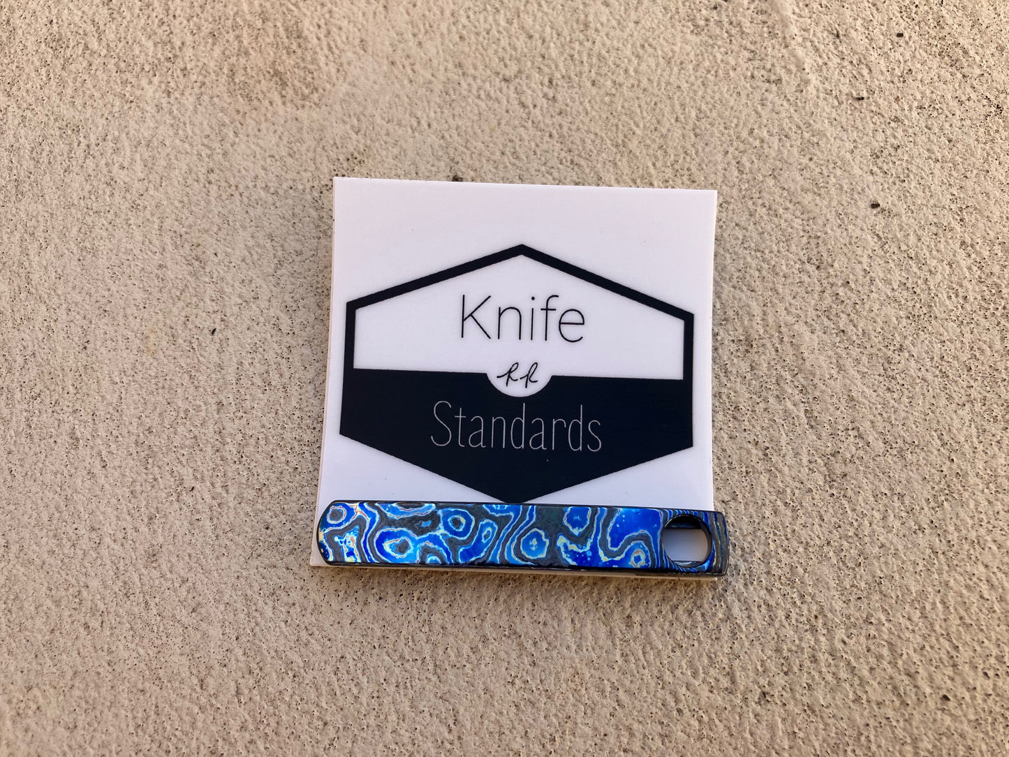 Milled Titanium Clip 'Zircuti'