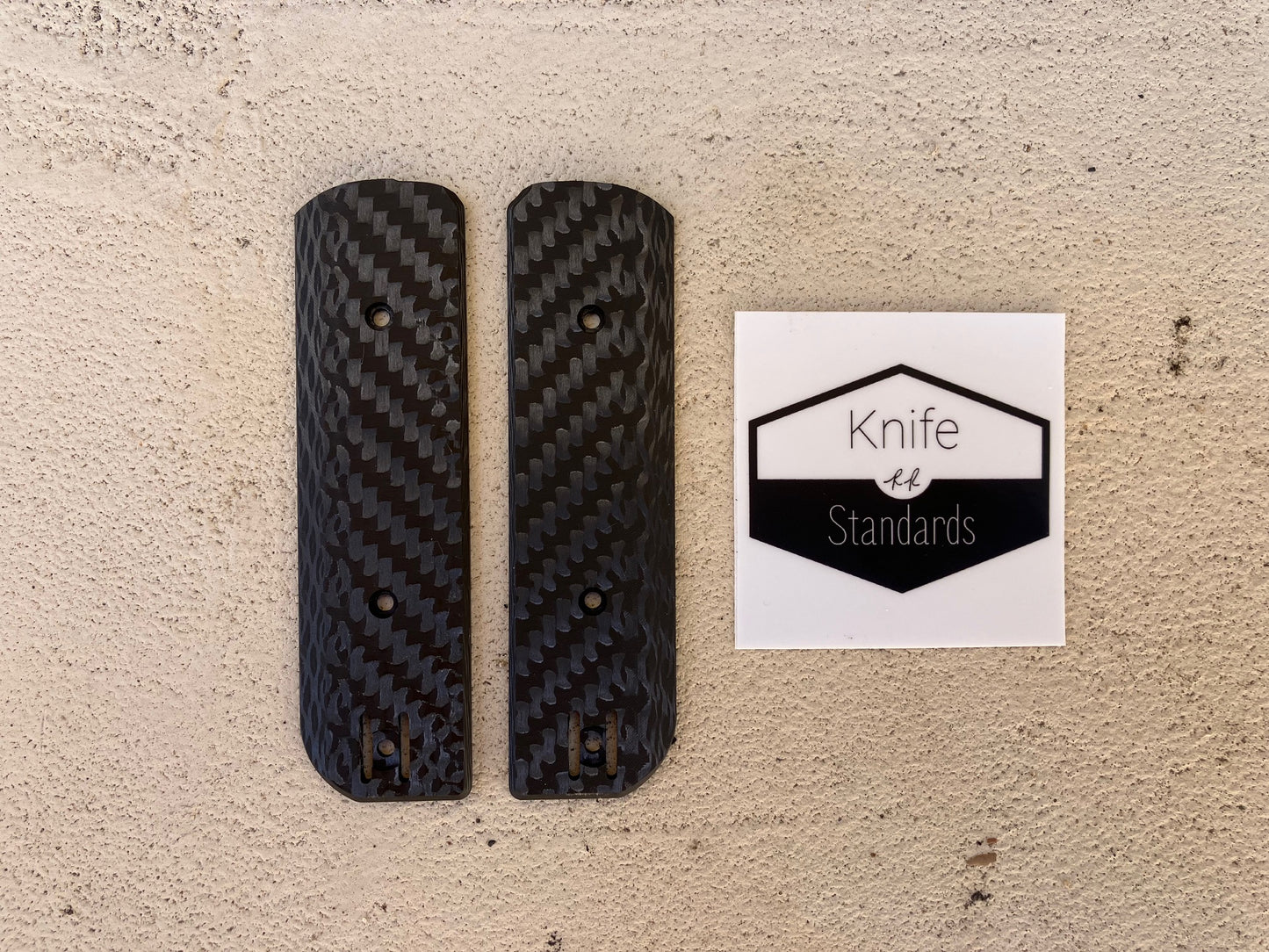 The RR Station Carbon Fiber Inlays 'Black Weave'