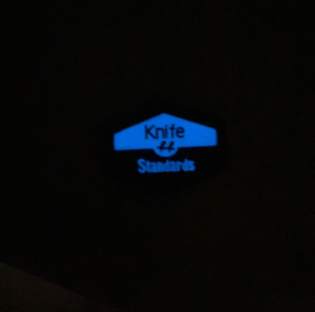 Knife Standards Logo 'Ranger Eye' Patch-Blue Glow