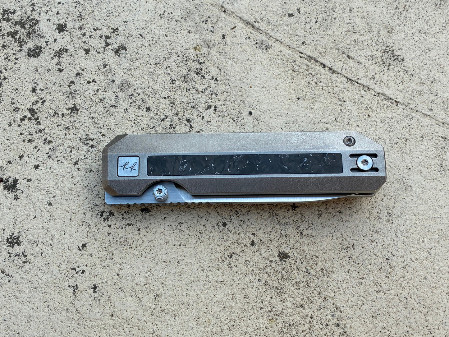 The RR3 'Space Silver' + Milled Titanium Clip