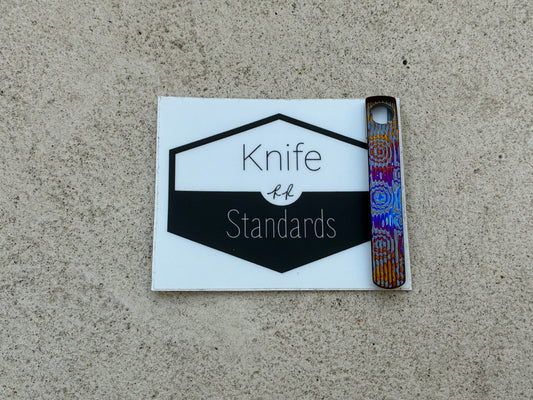 Milled Titanium Clip 'Milled Zircuti'